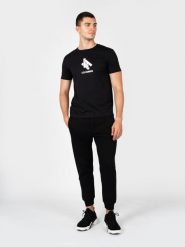 Les Hommes Spodnie "Jogging" | LBH4003700U | Mężczyzna | Czarny. Czarne spodnie materiałowe Les Hommes, na co dzień, m, bez wzorów, z bawełny, eleganckie, długie. W wyprzedaży za 499.00 zł.