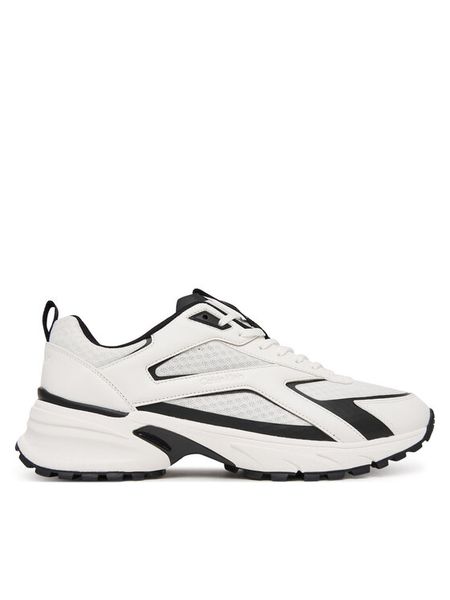 Calvin Klein Sneakersy Hike Runner Laceup Strip M-Lt HM0HM02154 Biały. Białe buty sportowe casual CALVIN KLEIN, bez wzorów, ze skóry, bez zapięcia. Za 341.99 zł.