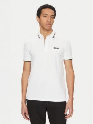 BOSS Polo Paddy Pro 50469102 Beżowy Regular Fit. Brązowe koszulki polo Boss, l, bez wzorów, z bawełny, bez kołnierzyka, bez ramiączek. Za 379.99 zł.