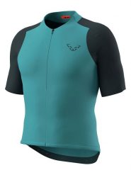 DYNAFIT Koszulka kolarska "Ride Light" w kolorze turkusowym rozmiar: L. Niebieskie t-shirty sportowe Dynafit, bez wzorów, z materiału, bez ramiączek, rowerowe. Za 227.31 zł.