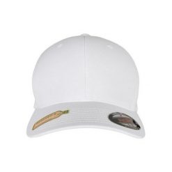 Czapka Z Daszkiem Z Poliestru Z Recyklingu. Czarne czapki z daszkiem FLEXFIT, bez wzorów, z elastanu. Za 80.99 zł.