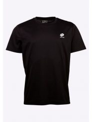 Lotto Koszulka sportowa w kolorze czarnym rozmiar: L. Czarne t-shirty sportowe Lotto, bez wzorów, z materiału, bez ramiączek, outdoorowe. Za 64.95 zł.