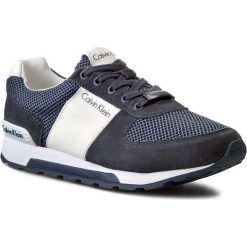 Sneakersy CALVIN KLEIN JEANS - Dusty SE8521 Navy/White. Buty sportowe casual marki Calvin Klein Jeans. W wyprzedaży za 389.00 zł.