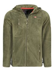 Canadian Peak Kurtka polarowa "Uploadeak" w kolorze oliwkowym rozmiar: M. Zielone kurtki Canadian Peak, m, bez wzorów, z materiału, bez kaptura. Za 162.49 zł.