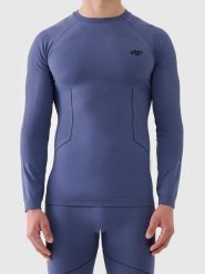 4F Podkoszulek funkcyjny w kolorze niebieskim rozmiar: S/M. Niebieskie bielizna termoaktywna 4F, m, bez wzorów, z materiału, bez ramiączek. Za 80.95 zł.