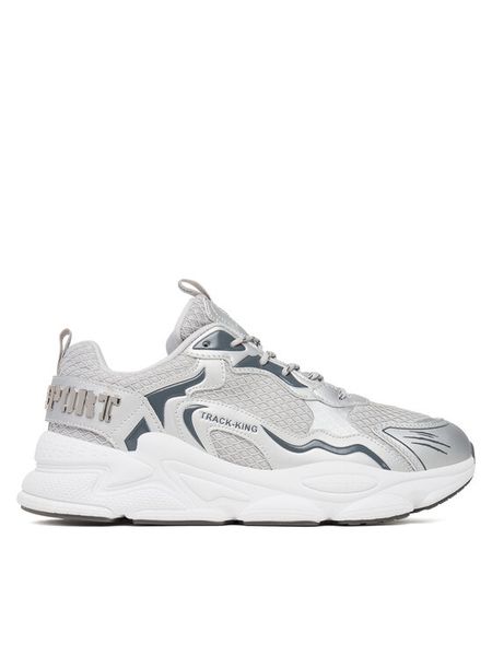 Plein Sport Sneakersy Track-King Mag FAES USC0843 STE003N Szary. Szare buty sportowe casual Plein Sport, bez wzorów, z meshu, bez zapięcia. Za 559.99 zł.