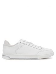 Calvin Klein Sneakersy Low Top Lace Up Lth Mono HM0HM01756 Biały. Białe buty sportowe casual CALVIN KLEIN, bez wzorów, ze skóry, bez zapięcia. Za 329.99 zł.