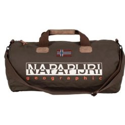 Torba podróżna Napapijri Bering 3. Brązowe torby na ramię Napapijri, bez wzorów, z bawełny, na ramię, małe, bez dodatków. Za 492.50 zł.
