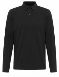 Męski Longsleeve Mustang Style Portis Jet Black 1016881 4188. Czarne bluzki z długim rękawem Mustang, m, bez wzorów, bez kołnierzyka, bez ramiączek. Za 119.99 zł.
