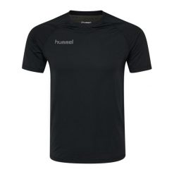 Koszulka termoaktywna dla dorosłych Hummel First Performance Jersey S/S. Czarne bielizna termoaktywna Hummel, s, bez wzorów, z jersey, bez ramiączek, do piłki nożnej. Za 70.00 zł.
