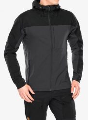 Kurtka męska Fjallraven Abisko Midsummer Jacket. Czarne kurtki Fjällräven, m, bez wzorów, z bawełny, bez kaptura. Za 819.49 zł.
