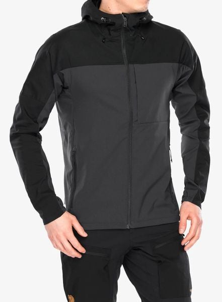 Kurtka męska Fjallraven Abisko Midsummer Jacket. Czarne kurtki Fjällräven, m, bez wzorów, z bawełny, bez kaptura. Za 819.49 zł.