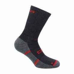Skarpetki z wełny merino CMP. Czarne skarpety CMP, bez wzorów, z materiału. Za 120.00 zł.