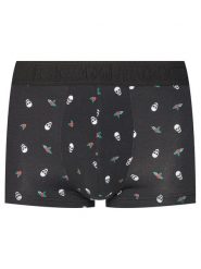 HOM Bokserki Nevada 402977 Czarny. Czarne bokserki HOM, m, bez wzorów, z bawełny. Za 129.99 zł.