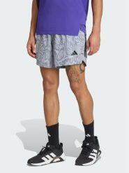 Adidas Szorty sportowe D4T Primelift Aop KT5268 Szary Regular Fit. Szare krótkie spodenki sportowe Adidas, m, bez wzorów, z syntetyku. Za 219.99 zł.