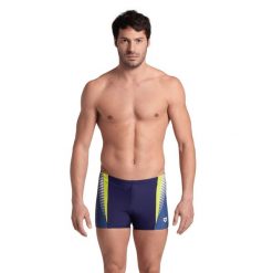 Kąpielówki męskie bokserki spodenki Arena Men's Threefold. Niebieskie kąpielówki Arena, m, bez wzorów, sportowe. Za 131.98 zł.