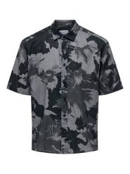 Only & Sons Koszula Caiden 22032123 Szary Relaxed Fit. Szare koszule Only & Sons, l, bez wzorów, ze lnu, bez kołnierzyka, bez ramiączek. Za 119.99 zł.