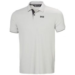 Polo Helly Hansen Ocean 2.0. Szare koszulki polo Helly Hansen, m, bez wzorów, bez kołnierzyka, bez ramiączek. Za 320.35 zł.