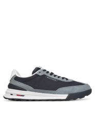 Tommy Hilfiger Sneakersy Retro Runner Seasonal FM0FM05425 Granatowy. Niebieskie buty sportowe casual Tommy Hilfiger, bez wzorów, ze skóry, bez zapięcia. Za 339.99 zł.