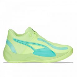 Buty do koszykówki męskie PUMA Rise Nitro. Zielone buty do koszykówki Puma, bez zapięcia, do koszykówki. Za 694.00 zł.