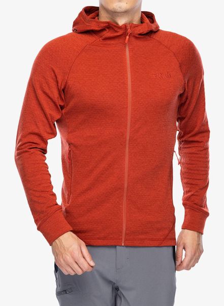Bluza z kapturem męska Rab Nexus Hoody. Czerwone bluzy z kapturem RAB, m, bez wzorów, z materiału, z kapturem. Za 365.19 zł.