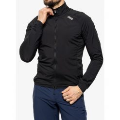 Kurtka rowerowa POC Pro Thermal Jacket. Czarne kurtki POC, bez wzorów, bez kaptura. Za 697.99 zł.