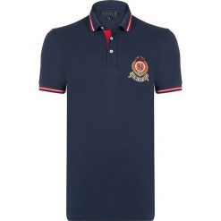 Koszulka polo "Grain" w kolorze granatowym. Koszulki polo marki Sir Raymond Tailor. W wyprzedaży za 86.95 zł.