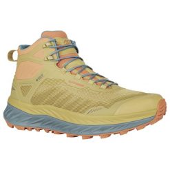 Buty trekkingowe męskie Lowa Fortux Gtx Qc. Żółte buty trekkingowe Lowa, bez wzorów, z materiału, za kostkę, bez zapięcia. Za 1,022.00 zł.