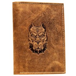 Portfel męski N4-CHM-DOG-2-BL brązowy. Brązowe portfele Inny, bez wzorów, ze skóry. Za 59.00 zł.