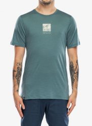 Koszulka merino Ortovox 120 Cool Tec Abstract TS. Zielone bielizna termoaktywna ORTOVOX, s, bez wzorów, z lyocellu, bez ramiączek, trekkingowe. Za 344.29 zł.