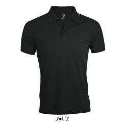 Polo Sol's Prime. Czarne koszulki polo SOL'S, m, bez wzorów, z bawełny, bez kołnierzyka, bez ramiączek. Za 138.00 zł.