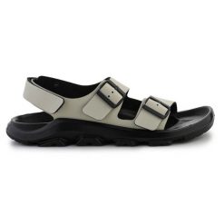 Sandały Birkenstock Mogami 1027089 beżowy. Brązowe sandały z materiału, bez zapięcia. Za 613.11 zł.