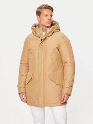 Woolrich Kurtka puchowa CFWOOU0487MRUT0001 Beżowy Regular Fit. Brązowe kurtki Woolrich, m, bez wzorów, z puchu, bez kaptura. Za 2,519.00 zł.