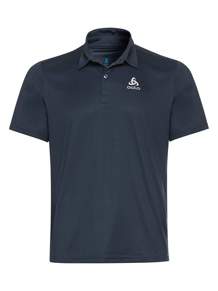 Odlo Funkcyjna koszulka polo "Cardada" w kolorze granatowym rozmiar: L. Niebieskie koszulki polo ODLO, l, bez wzorów, z materiału, bez kołnierzyka, bez ramiączek, outdoorowe. Za 143.95 zł.