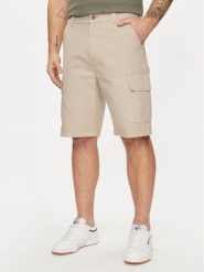 Lee Szorty materiałowe Cargo 112349316 Beżowy Loose Fit. Brązowe szorty Lee, m, bez wzorów, z bawełny. Za 189.00 zł.