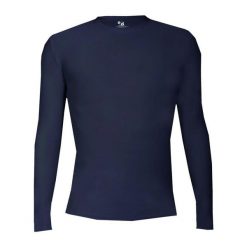 Koszulka z długim rękawem Pro Compression Adults Men Round Neck Undershirt. Niebieskie bluzy BADGER SPORT, xl, bez wzorów, bez kaptura. Za 173.95 zł.