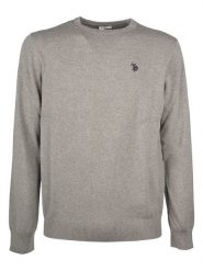 U.S. Polo Assn. Sweter w kolorze szarym rozmiar: 3XL. Szare swetry nierozpinane U.S. Polo Assn., s, bez wzorów, z bawełny, bez kołnierzyka, bez ramiączek. Za 134.53 zł.