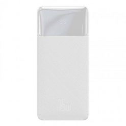 Baseus Bipow 30000mAh 2xUSB USB-C 15W biały. Białe powerbanki . Za 139.90 zł.