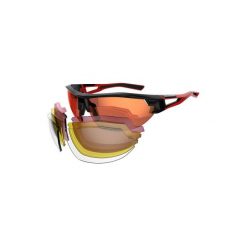 Okulary przeciwsłoneczne na rower XC 100 PACK 4 pary wymiennych szkieł. Okulary przeciwsłoneczne marki ROCKRIDER. Za 119.99 zł.