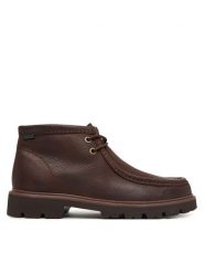 Clarks Trzewiki Cleyhill Top 26329448 Brązowy ciemny. Brązowe botki sznurowane Clarks, bez wzorów, ze skóry, bez obcasa, bez zapięcia. Za 519.99 zł.