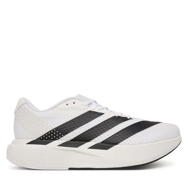 Buty do biegania adidas. Białe buty do biegania Adidas, bez wzorów, bez zapięcia, do biegania. Za 439.99 zł.