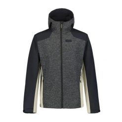 Techniczna kurtka softshell do wędrówek Icepeak Beedeville. Czarne kurtki Icepeak, s, bez wzorów, z softshellu, bez kaptura. Za 391.35 zł.