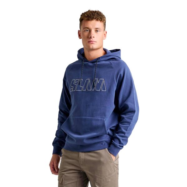 Bluza Z Kapturem Z Logo Slam Dorosłych. Niebieskie bluzy z kapturem SLAM, m, bez wzorów, z bawełny, z kapturem. Za 467.99 zł.