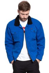 KURTKA ZIMOWA WRANGLER TWILL SHERPA COBALT BLUE W4A7W2B09 112129076. Niebieskie kurtki Wrangler, na zimę, m, bez wzorów, bez kaptura. Za 359.99 zł.
