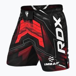 Spodenki treningowe męskie RDX IMMAF Approved MMA Fight & Training. Czarne buty treningowe RDX, bez wzorów, na fitness i siłownię. Za 219.99 zł.