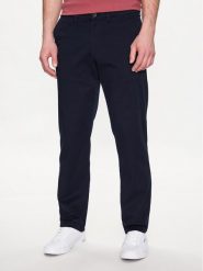 Selected Homme Chinosy 16087665 Granatowy Straight Fit. Niebieskie eleganckie spodnie Selected Homme, m, z bawełny. Za 199.99 zł.