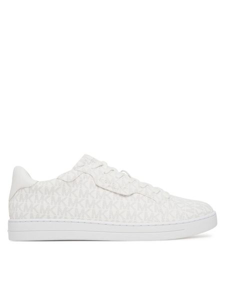 MICHAEL Michael Kors Sneakersy Keating 42S4KEFS1B Biały. Białe buty sportowe casual MICHAEL Michael Kors, bez wzorów, ze skóry, bez zapięcia. Za 469.99 zł.