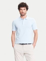 Pierre Cardin Polo C5 21354.2110 Błękitny Regular Fit. Niebieskie koszulki polo Pierre Cardin, l, bez wzorów, z bawełny, bez kołnierzyka, bez ramiączek. Za 259.99 zł.