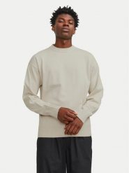 Jack&Jones Sweter Collective 12251556 Beżowy Relaxed Fit. Brązowe swetry rozpinane Jack&Jones, l, bez wzorów, z syntetyku, bez kołnierzyka, bez ramiączek. Za 89.99 zł.