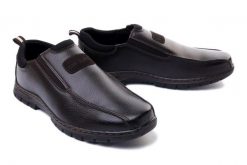 WOJTYŁKO 9W21306V brąz, pólbuty/mokasyny męskie. Brązowe eleganckie półbuty Wojtyłko, bez wzorów, bez obcasa, bez zapięcia. Za 64.95 zł.